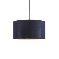 Drum Taklampa Ø50 Blå/Mässing-Lampconcept.se