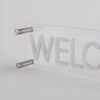 Welcome LED Neon Box Bordlampa