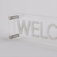 Welcome LED Neon Box Bordlampa-Lampconcept.se