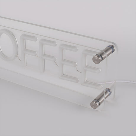 Coffee LED Neon Box Bordlampa-Lampconcept.se
