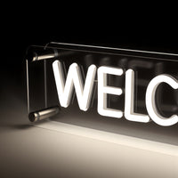 Welcome LED Neon Box Bordlampa-Lampconcept.se