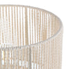 Braided Bordslampa Raw White