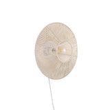 Orb Braided Vägglampa Raw White