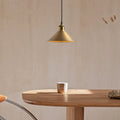Coffee Taklampa Ø22 - Borstad Mässing