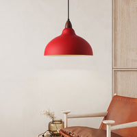 Oak Taklampa Ø35 Mörkt Trä
