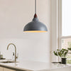 Oak Taklampa Ø35 Grå-Lampconcept.se