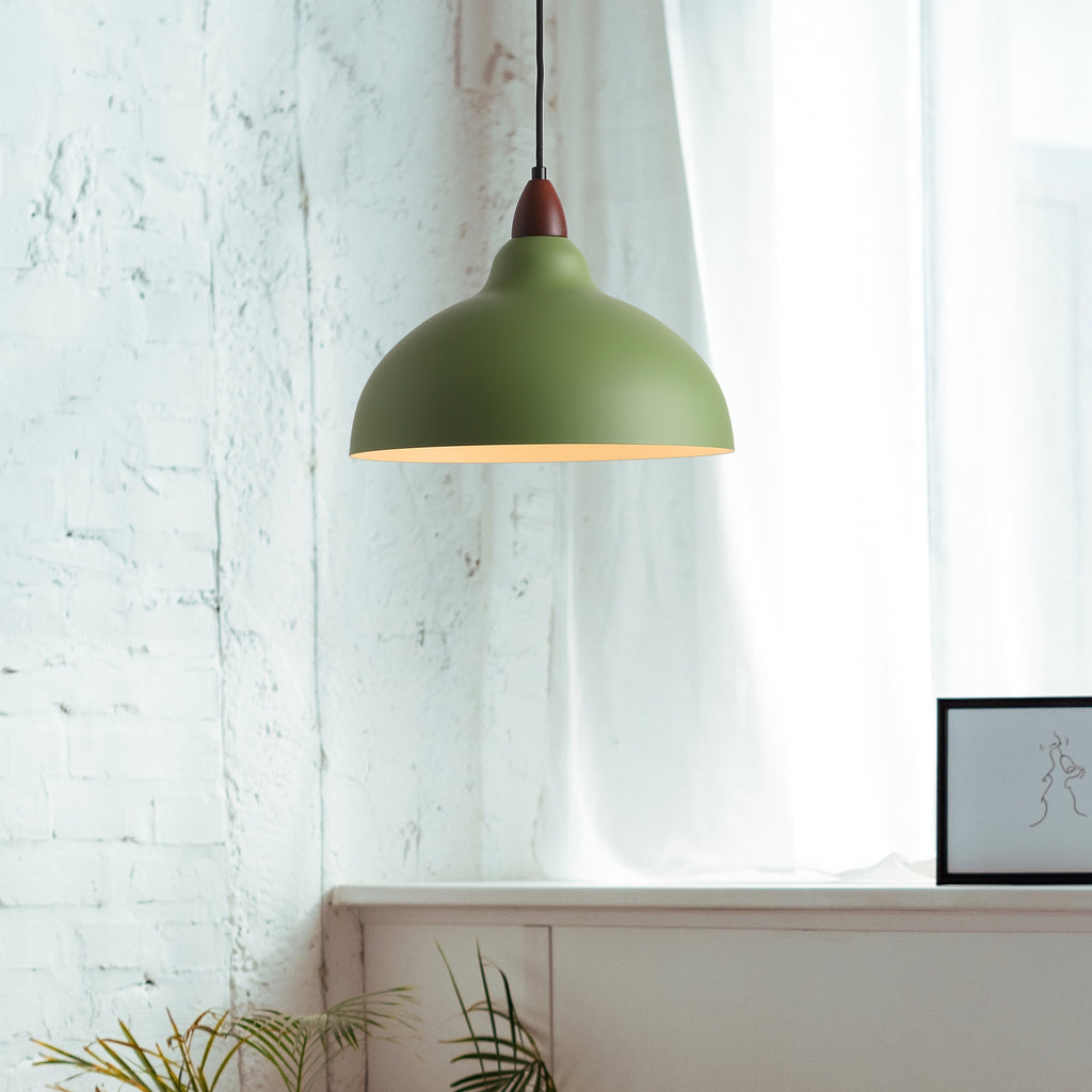 Oak Taklampa Ø35 Grön-Lampconcept.se