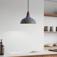 Oak Taklampa Ø24 Grå-Lampconcept.se