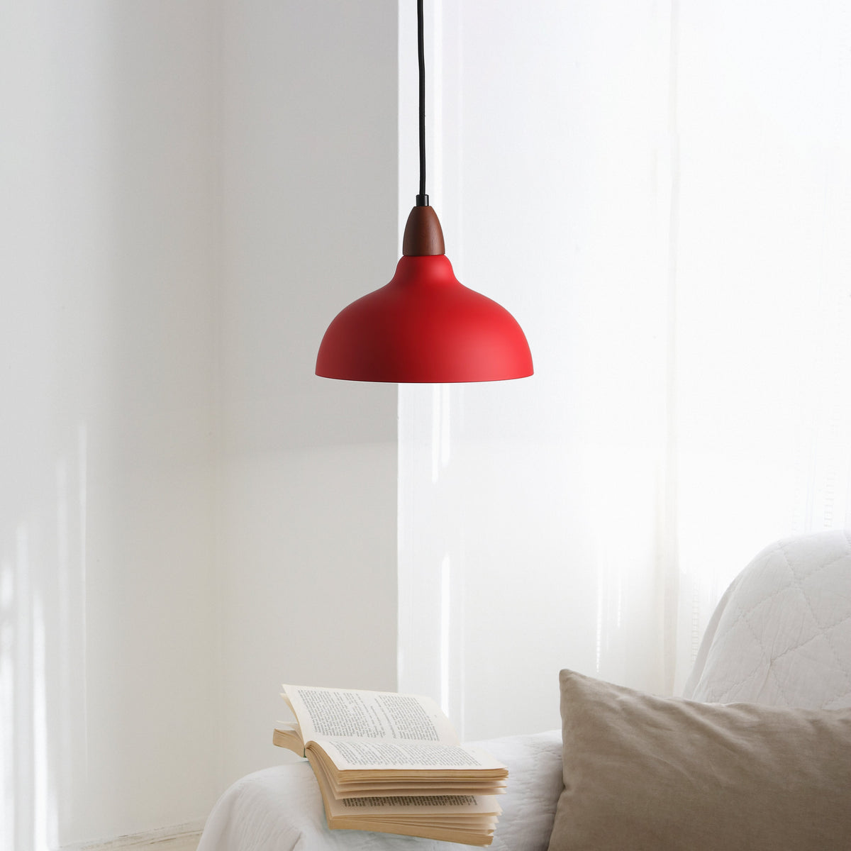 Oak Taklampa Ø24 Mörkt Trä
