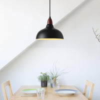 Oak Taklampa Ø24 Mörkt Trä