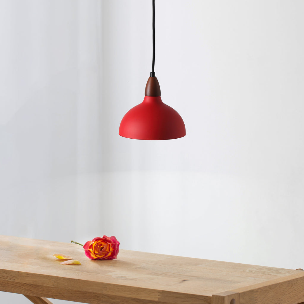 Oak Taklampa Ø19 Röd-Lampconcept.se