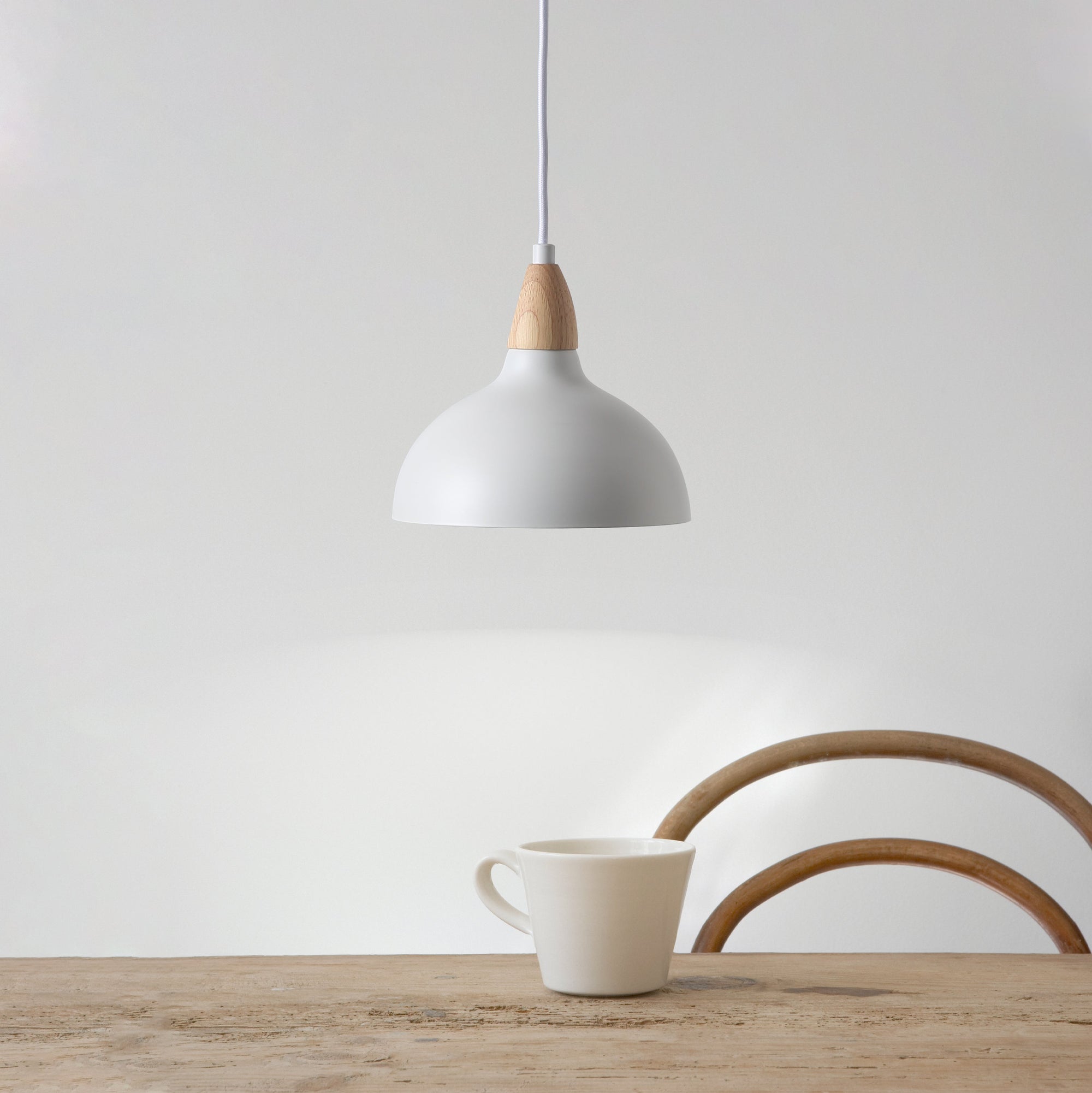Oak Taklampa Ø19 Vit-Lampconcept.se