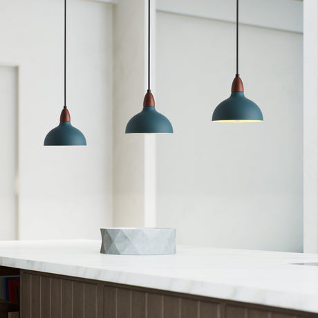 Oak Taklampa Ø19 Mörkt Trä