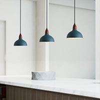 Oak Taklampa Ø19 Mörkt Trä