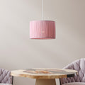 Drum Taklampa Ø30 Rosa