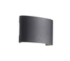 Ortelo 4W 12cm Vägglampa Utomhus Svart-Lampconcept.se