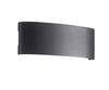 Ortelo 8W 22cm Vägglampa Utomhus Svart-Lampconcept.se