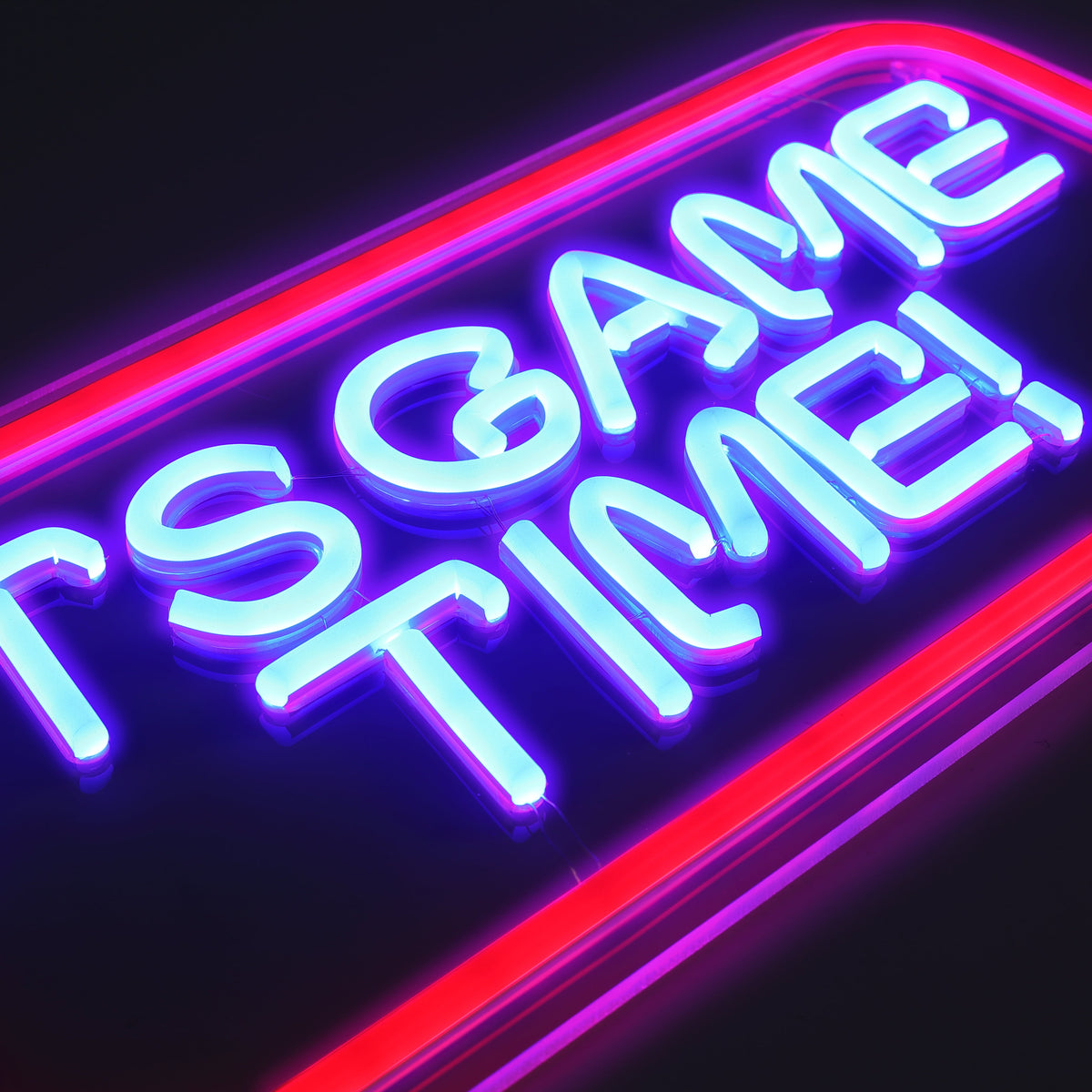 Its Game Time Neon Vägglampa