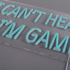 I Cant Hear You Im Gaming Neon Vägglampa-Lampconcept.se