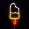 Ice Cream Neonskylt Gul/Vit