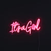 Its a Girl Neon Vägglampa-Lampconcept.se