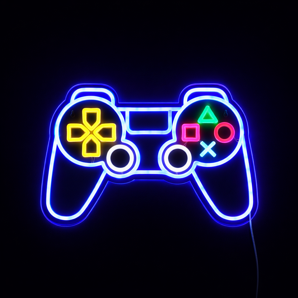 Joystick 2.0 Neon Vägglampa