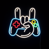 Joystick Hand Sign Neon Vägglampa