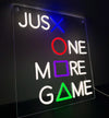Just One More Game Neon Vägglampa-Lampconcept.se