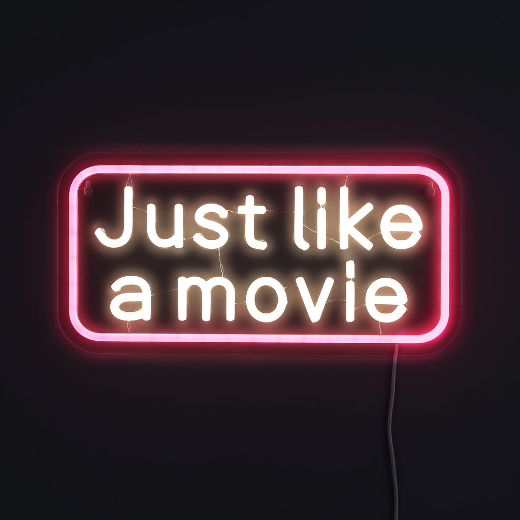 Just Like a Movie Neon Vägglampa-Lampconcept.se