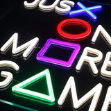Just One More Game Neon Vägglampa