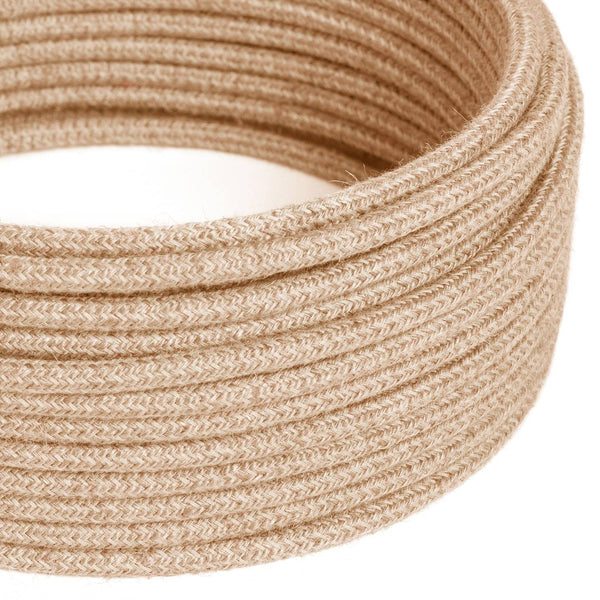Textilkabel Jute-Lampconcept.se