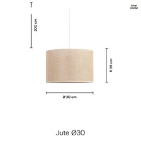 Juta Taklampa Ø30