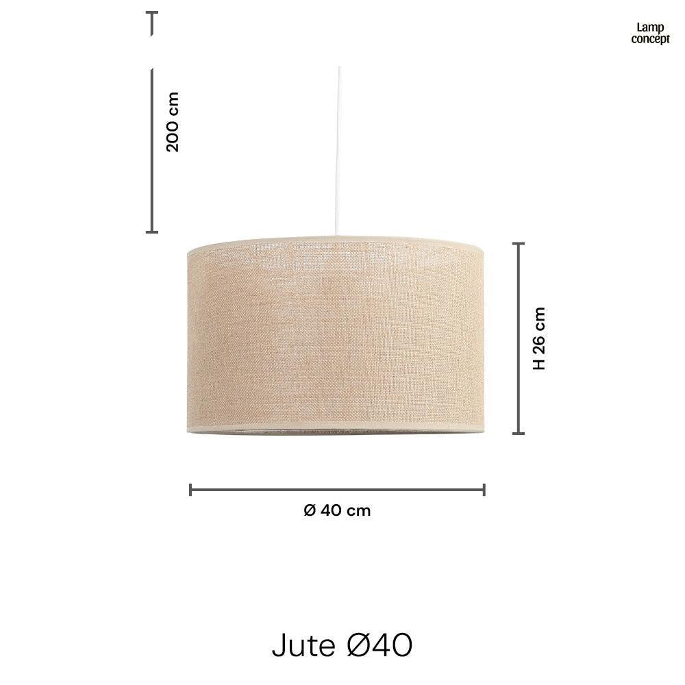 Juta Taklampa Ø40