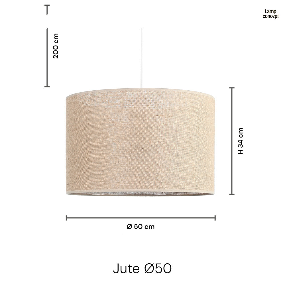 Juta Taklampa Ø50