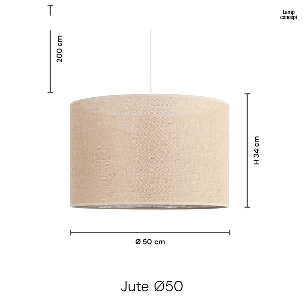 Juta Taklampa Ø50