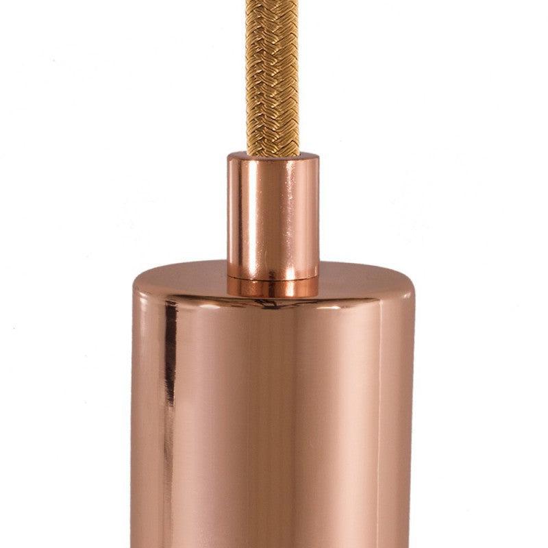 Cylinder Kabelklämma Klar Koppar-Lampconcept.se