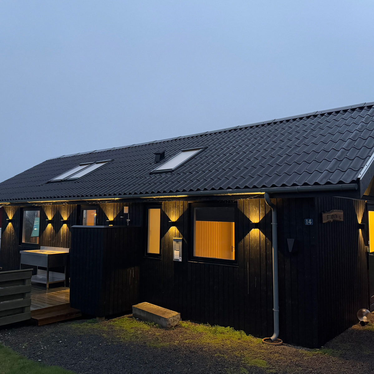 LED Vägglampa Utomhus IP54 6W