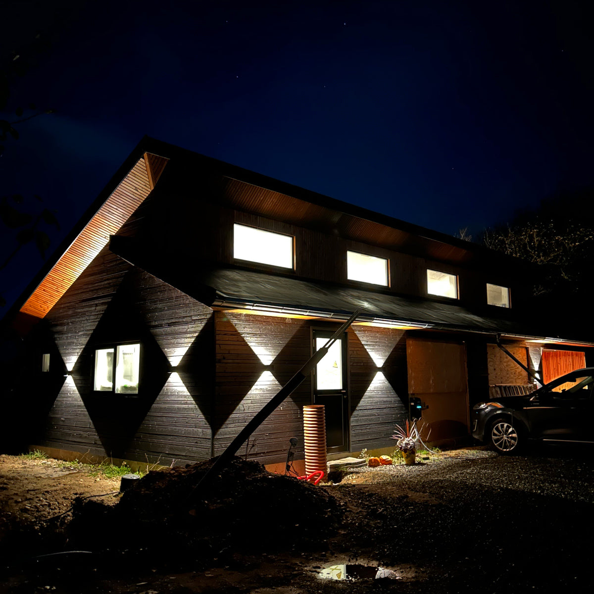 LED Vägglampa Utomhus IP54 6W