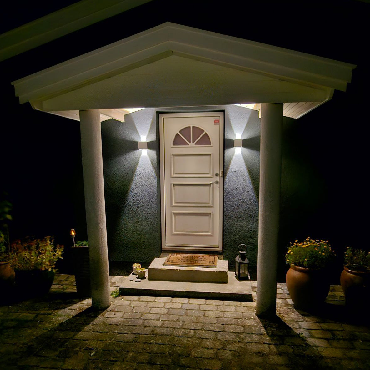 LED Vägglampa Utomhus IP54 6W