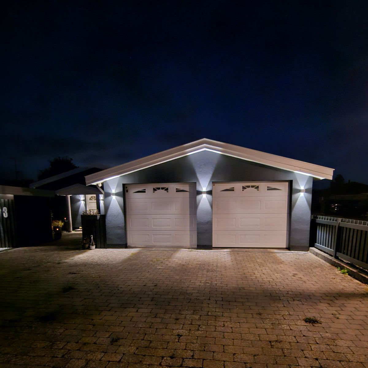 LED Vägglampa Utomhus IP54 6W