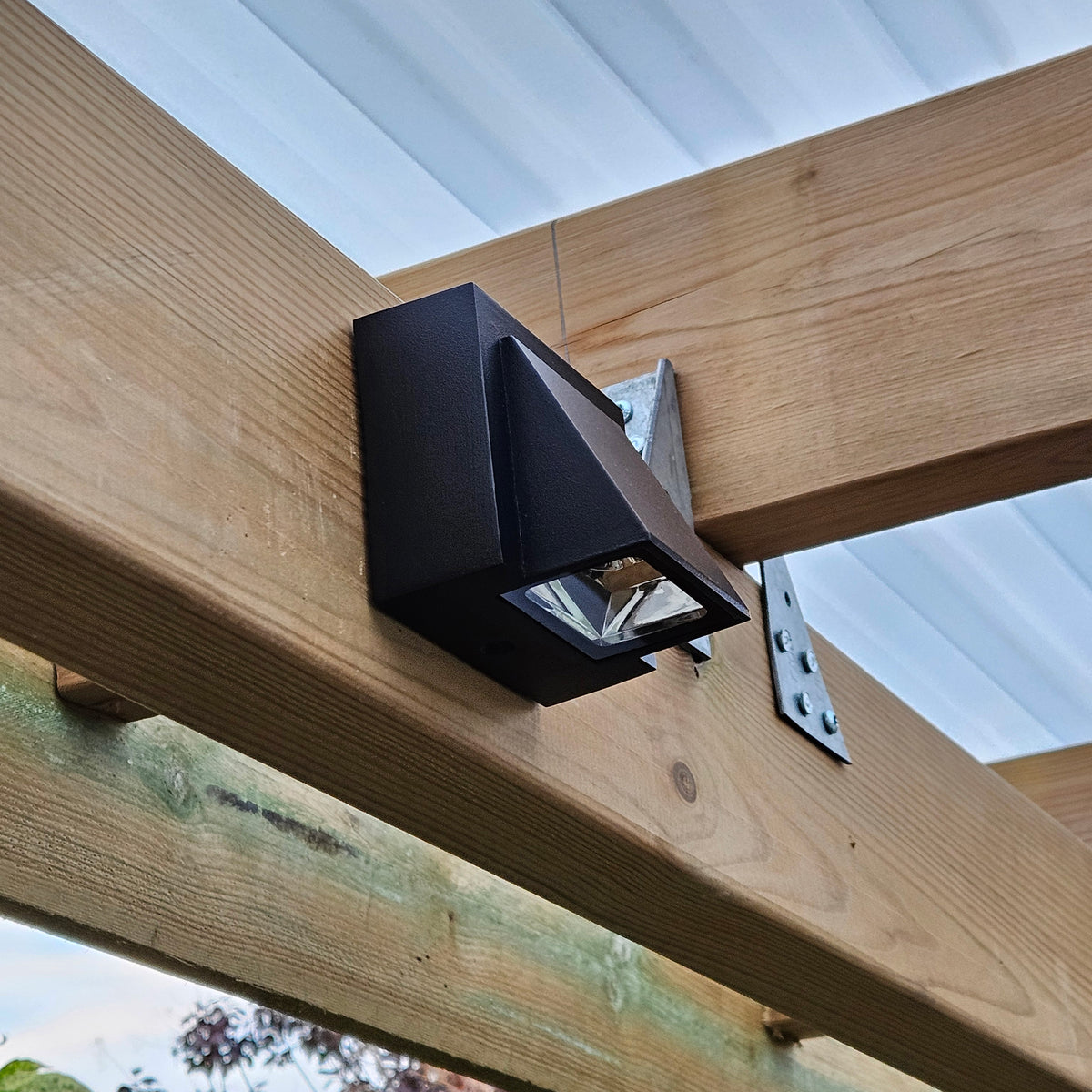 Focus 3W IP54 Vägglampa Utomhus Svart