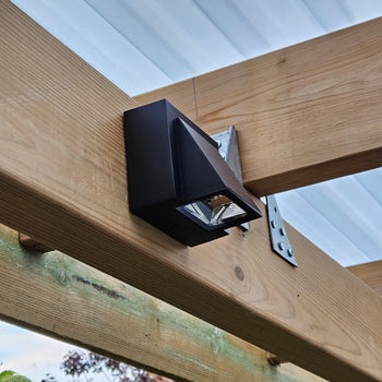 Focus 3W IP54 Vägglampa Utomhus Svart