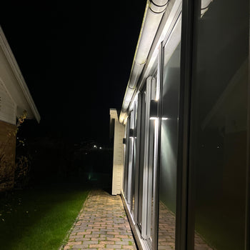 LED Vägglampa H16 IP54 6W Svart