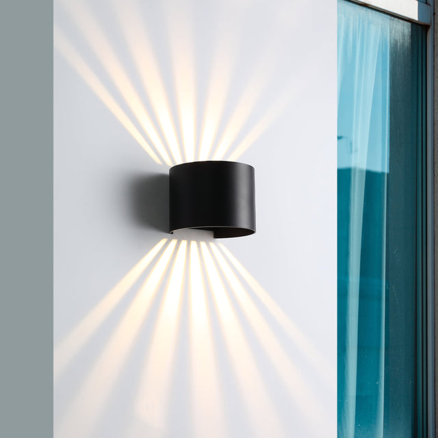 Sunset Round IP54 6W Utomhusvägglampa-Nordics Pro-Lampconcept.se