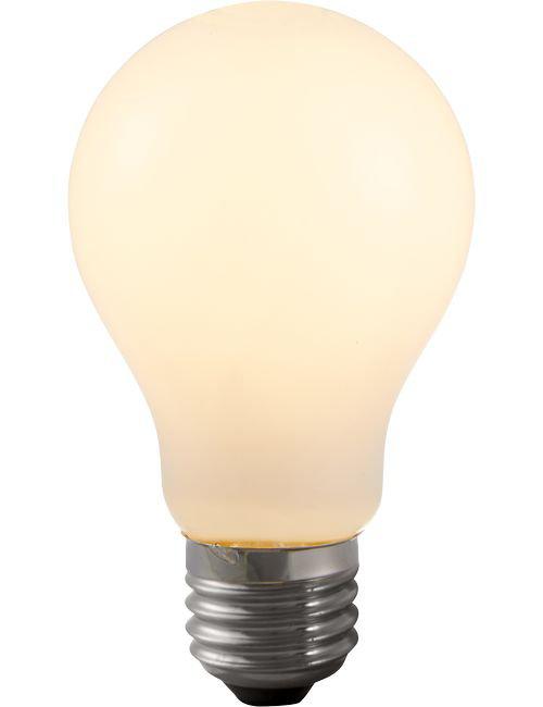 LED E27 GLS A60 600lm Opal Dimbar-Lampconcept.se