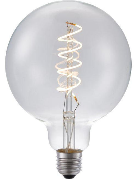 E27 Globe Spiral G125 190lm Dimbar-Lampconcept.se