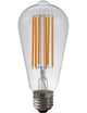 LED E27 Rustika ST64 470lm 6.5W Dimbar Klar