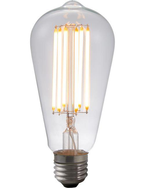 LED E27 Klar Rustika ST64 400lm (E27)-Lampconcept.se
