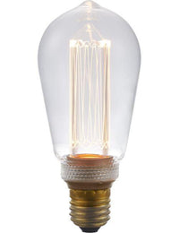 LED E27 Klar Rustika ST64 140lm Dimbar-Lampconcept.se