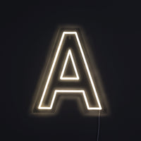 Bokstav A Neon Vägglampa-Lampconcept.se